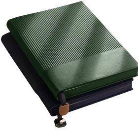 Colorful A5 Size Spiral Notebook Stripe PU Leather Journal with Ribbon for Personal Travel Diary and Gifts