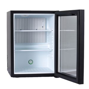 Green W hot selling hotel minibar No Noise 40L display mini refrigerator