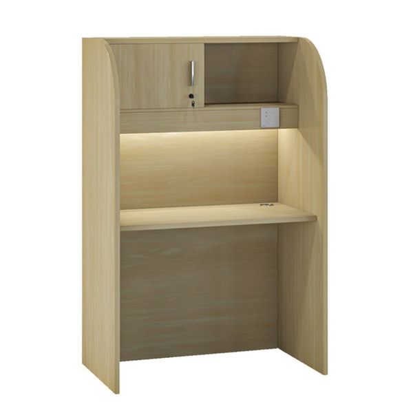 Wooden Study Table Designs Library Desk Modern Reading Table for Library