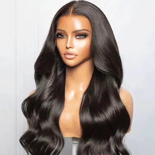 12A Raw Human Hair Wig for Black Women Body Wave Lace Front Wigs Curly 13X4 HD Lace Frontal Wig