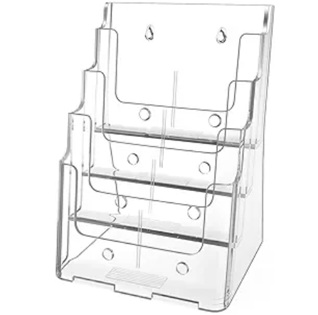 Hefei Yageli Craft Products Factory clear brochure holder display stand Acrylic sign display stand Acrylic point of purchase display stand