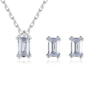 CZCITY Cz Necklace Earring Woman Pendant Korean Fashion Designer Minimalist Lady Jewelry Set