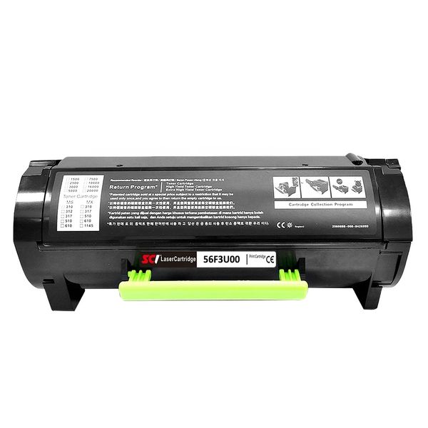 56F3U00 56F5U00 56F6U00 toner cartridge compatible for lexmark MS521 MX521 MX522 MS621 MS622 MX622 printer 521 522 621 new chips