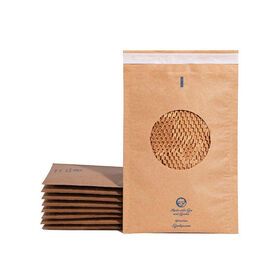 Biodegradable Kraft Paper Mailing Bags Honeycomb Padded Mailer  Bubble Envelope Compostable Shipping Packaging BagPopular