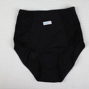 Langsprit Elastic Soft Panties Women Seamless Underwear Big Size Bikini Adults Plain Dyed Leak Proof Menstrual Period Panties
