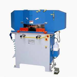 Double Head 45 Degrees Semi-automatic Circular Sawing Machine Carbide Round Disc Saw Blade Machine for Aluminum Profile Cutting