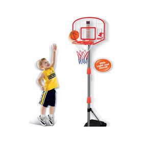 Junior Electronic Basketball Hoop Stand Indoor Game with Scoreboard (Lights and Sounds)