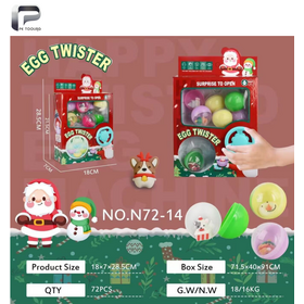 Surprise Christmas capsule toys with all kinds of Christmas pendant