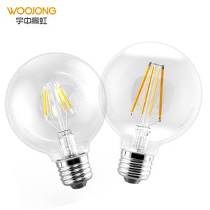 Woojong factory Ultra Bright led bulb light glass filament bulb decorative Vintage Edison Lamp Energy Star