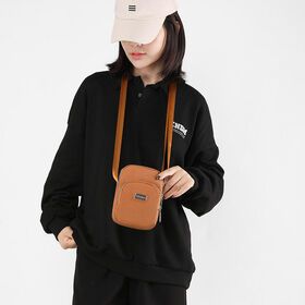 Wholesale Contrasting Color Mini Women Bags Shoulder Bag Small Square Canvas Wallet Handbags Fashion For Ladies Bolsos De Mano