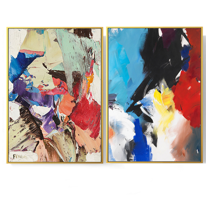 Shanxi Mengze Trading Co., Ltd. Wholesale Custom Size Home Decor Furniture Modern Abstract Large Art Wall Canvas Paintings Canvas Painting