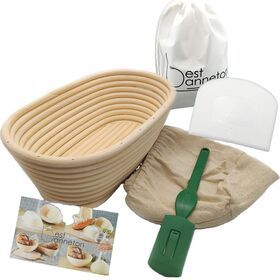 Wholesale custom 10 inch Oval banneton bread sourdough proofing basket sets