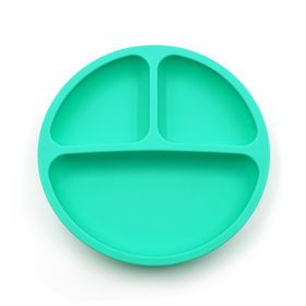 Hot Selling Round Food Grade BPA Free Silicone Suction Baby Feeding Plate