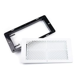 Factory Custom Aluminum Metal CNC Milling Machine Parts Air Ventilation Grille For Construction