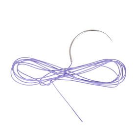 Medical surgical disposable veterinary  PGA monofilament absorbable  sterilized vet sutures thread with needle