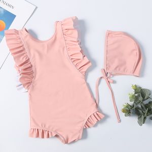 Newborn Baby swimsuit Girls Swimwear Bathing Suits Baby Swimsuit Girls Ruffle Bikini Children Swimsuit Beachwear