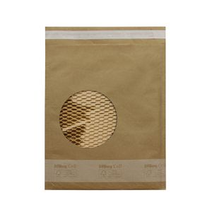 Compostable shipping packaging Jifbag honeycomb padded paper mailer envelopes bag