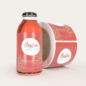 custom adhesive printing labels for bottles , packaging sticker etiqueta vinyl private juice label