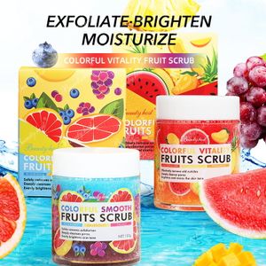 Manufacturer Skin Care Product Direct Sale Colorful Smooth Fruits Scrubs