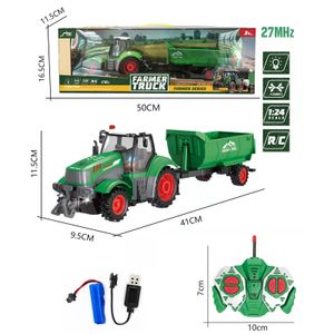 dumping truck rc tractors semi construction car farmer trucks remote control car radio controlled toys farming tactor r/c dumper