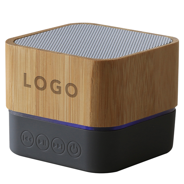 Bamboo Music Sound 3W Powered RGB Wireless Mini Portable bluetooths Speakers