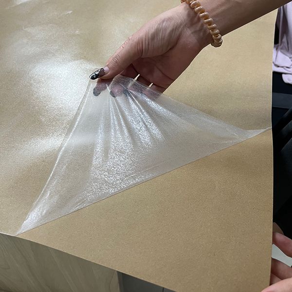 57inch high-quality single side PE Poly Foaming Coated Kraft Paper 130gsm specialty paper used in foaming industry process