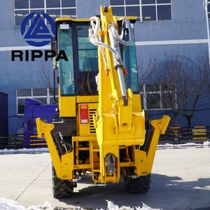 China Backhoe Loader Earth-Moving Machinery Brand New 4 Wheel Loaders Front End Loader