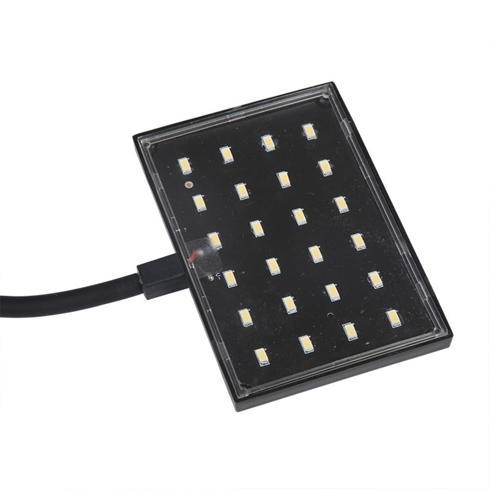 AQUARIUM SYSTEM SOLUTION 8W Blue White Dissipating Adjustable Transparency Panel Aquarium Coral Reef  LED Light for Fish Tank