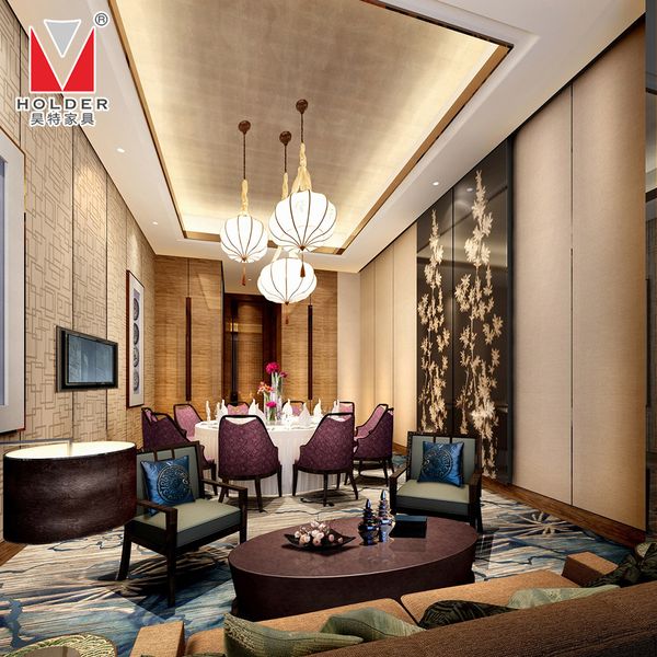 Wooden restaurant furniture sets apartment fine dining luxurious custom made japanese restaurant furniture
