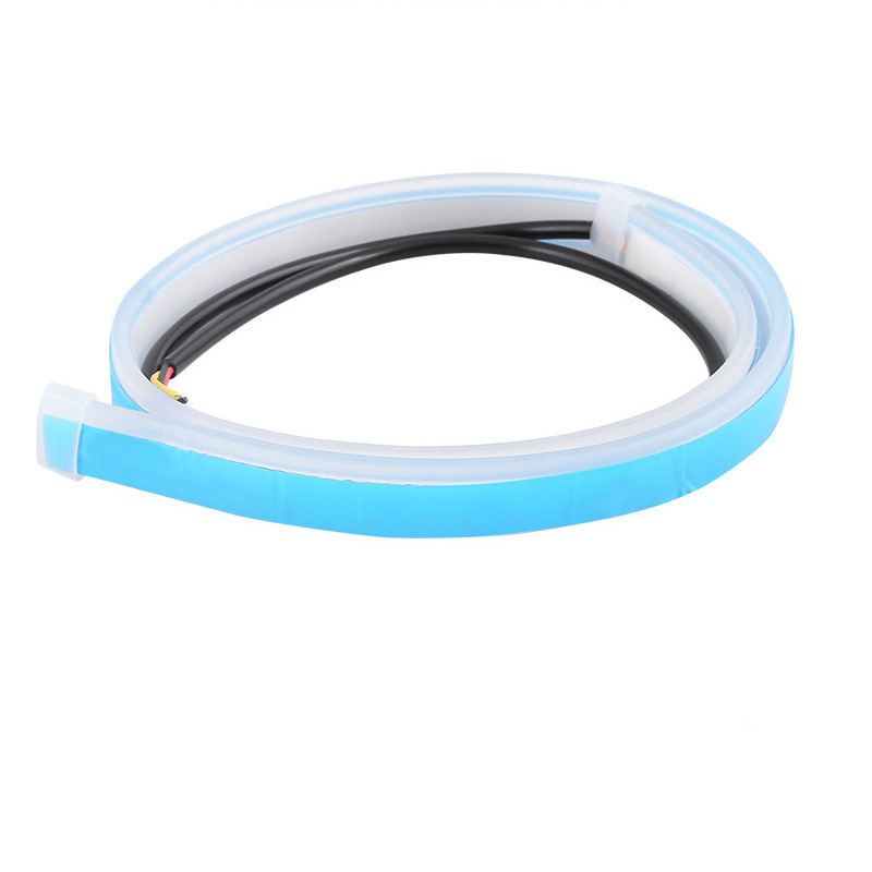 Guangzhou Yuezhi E-commerce Co., Ltd Source spot ultra-thin day running light soft silicone running white turn yellow light running light
