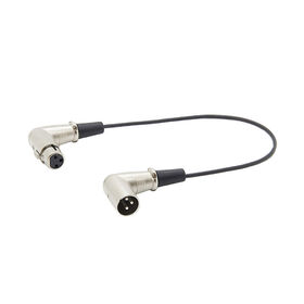 Right Angle XLR Cable Balanced 3 Pin Microphone Cable