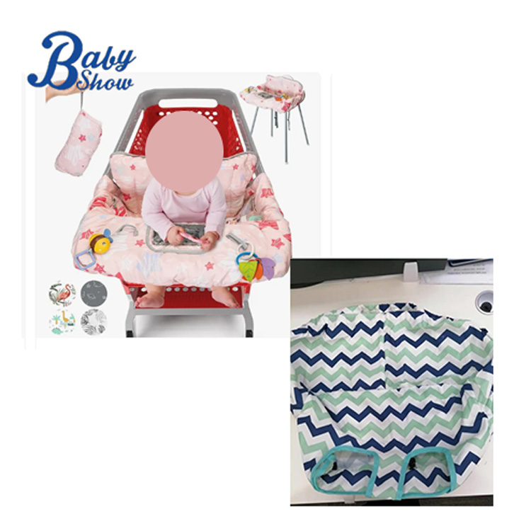 Baby Stroller Shopping Cart Cover Supermarket Shopping High Chair Cushion Cover Wholesale Baby Shopping Trolley Cover