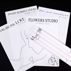 BNPackaging Wholesale Custom cheap design paper waterproof bouquet packaging paper