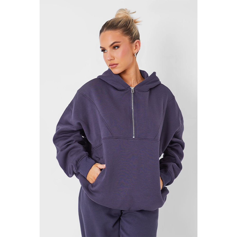 Hoodie Oversized Women Autumn Solid Color Loose Hoody Street Wear Custom Style Pullover Women Hoodies