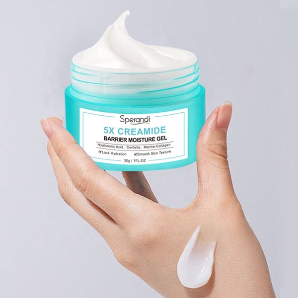 Skincare Vegan Calming Moisture Barrier Cream Instantly Soothes Sensitive Skin Hyaluronic Acid & Ceramide Cream