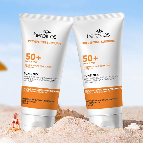 Private label Korean Spf50 Pa++++ Sunscreen Organic Solar Blocker For The Face