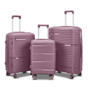 Cheap pp Luggage 20/24/28inch Waterproof Fashion Plastic Superior Valise Luggage Transparent Travel Bags Carry On Cases
