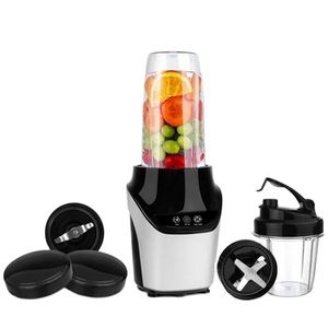 Juicer Blender 2 IN 1 Stainless Steel Table Blender With Double Cup Fruit Juice Smoothie Mixer Machine Table Grinder For Kitchen