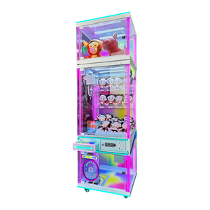 Funpark Factory Direct Luxury Coin-Operated Metal Claw Crane Games Kid-Friendly Prize Box Digital Printing Cabinet Claw Machine