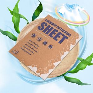 Hojas de detergente ecologicas Tiras de detergente para ropa Feuilles de detergent a lessive