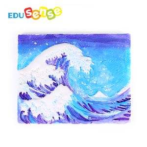 3D Scenery Mini Gypsum Painting Children's Gypsum Painting Kindergarten DIY Decoration Quiet Emotions