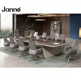 Luxury Comfortable Metal Frame Pu Leather Executive Office Conference Chair