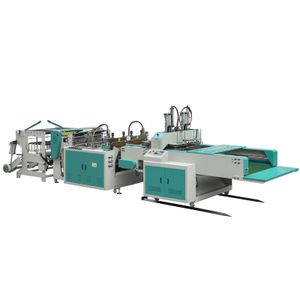 Fully Automatic High-Speed Double Line Bag Making Machine T Shirt Bag Making Machine