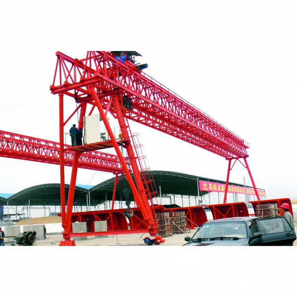 Hot Selling 35 Ton Travel Lift Double Beam Mobile Gantry Crane 100 Ton Electric Power Source New Condition Bearing Gearbox Motor