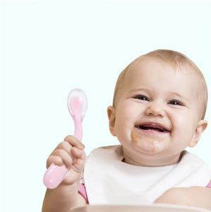 Wholesale Small Silicone Baby Feeding Spoon BPA-Free Plastic Utensils Food Grade for Toddlers