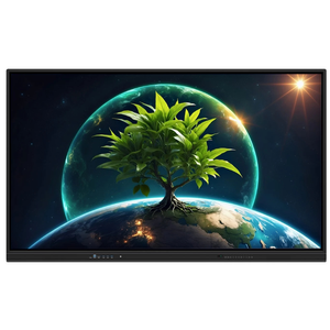smart classroom board 75 86 98 110 inch smart board speaker subwoofer mic camera built in for teaching school boardrooms