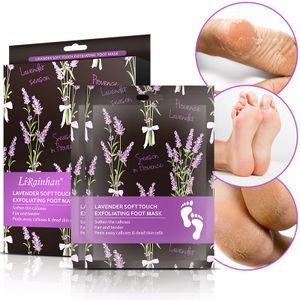 Natural Organic Korea Feetmask Film Peeling Away Calluses And Dead Skin Soft Foot Peel Mask Socks For Pedicure Feet Skin