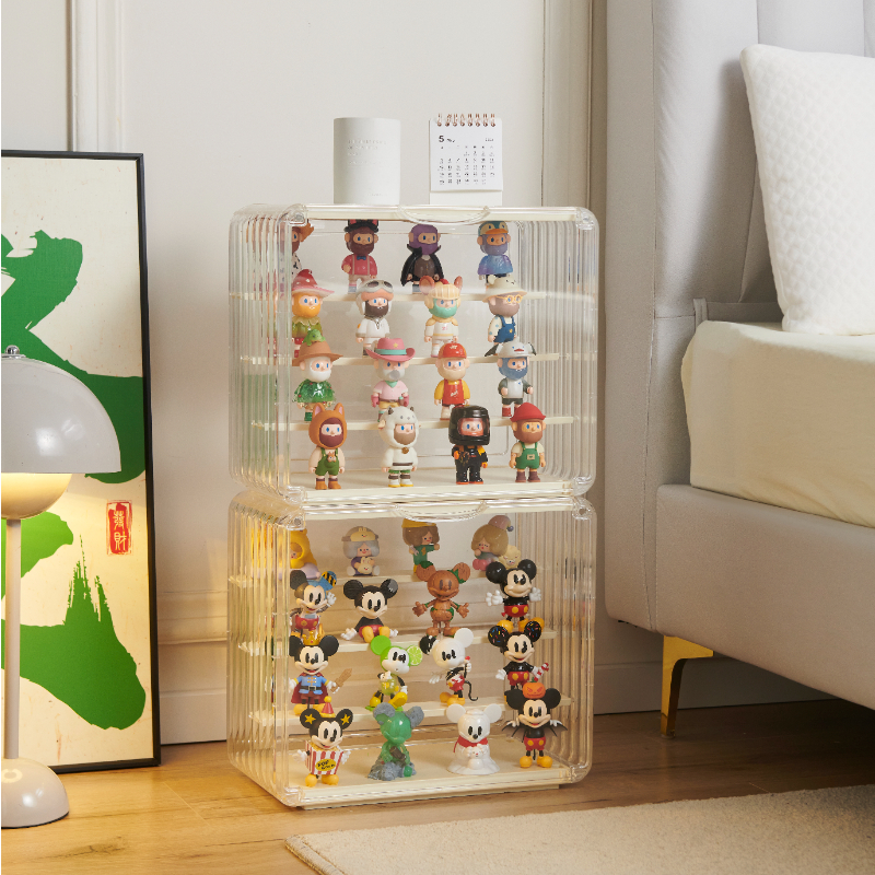 Zhengzhou Zaijia Home Furnishing Co., Ltd. Hot Sale Style Mini Figures Display Box Storage Box Plastic Figure Showcase