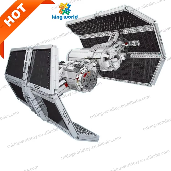 Mould King 21048 Star Plan Tie Bomber Airplane Wars MOC Star Fighter DIY Model Sets for Kids Blocks Model Building Bricks Toys
