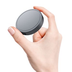 Newest Hight Quality Mini Round Sound Audio Recording Voice Recorder with 128GB Built-in Magnet for Meetings Interviews Black